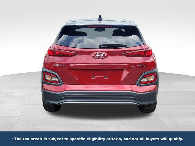 used 2021 Hyundai Kona EV car, priced at $15,700