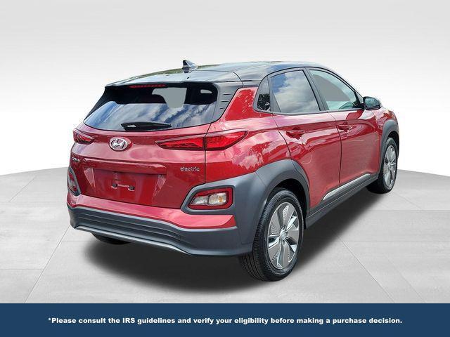 used 2021 Hyundai Kona EV car, priced at $15,700