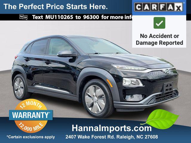 used 2021 Hyundai Kona EV car, priced at $16,700