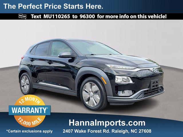 used 2021 Hyundai Kona EV car, priced at $17,000