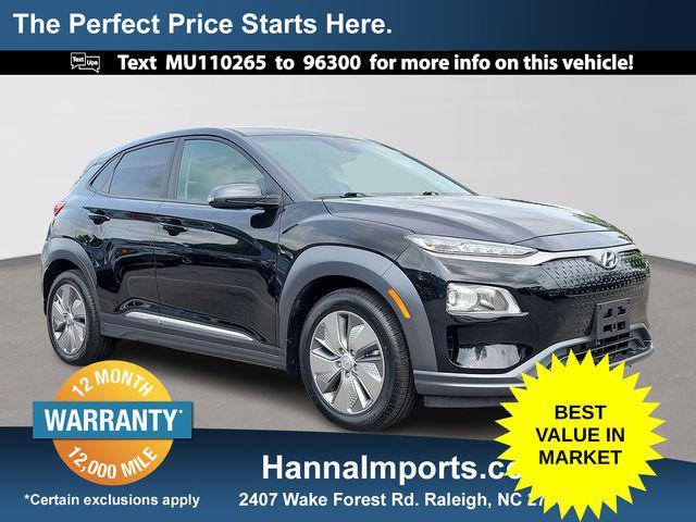 used 2021 Hyundai Kona EV car, priced at $16,700