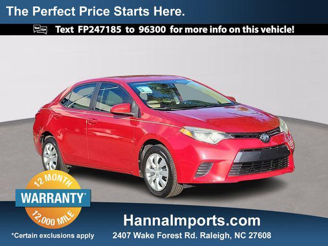 used 2015 Toyota Corolla car, priced at $14,700