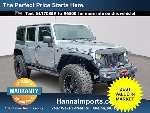 used 2016 Jeep Wrangler Unlimited car, priced at $24,400