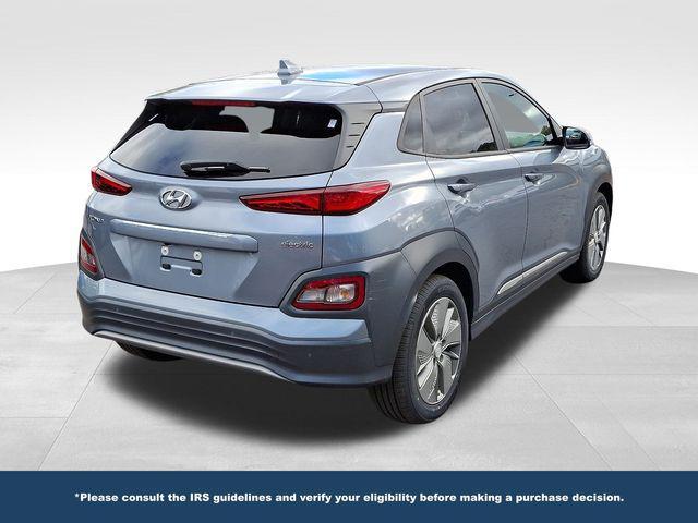 used 2021 Hyundai Kona EV car, priced at $15,900