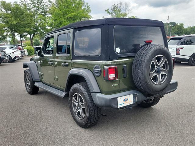 used 2021 Jeep Wrangler Unlimited car, priced at $27,500