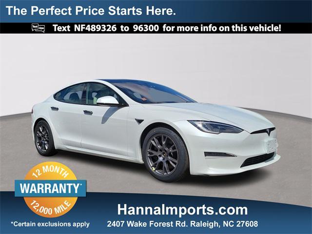 used 2022 Tesla Model S car, priced at $54,500