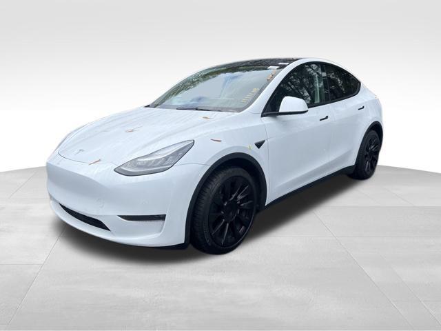 used 2021 Tesla Model Y car, priced at $27,500