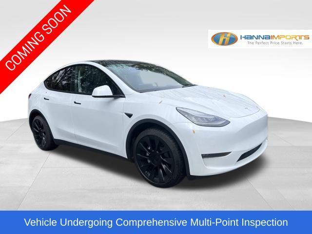 used 2021 Tesla Model Y car, priced at $27,500