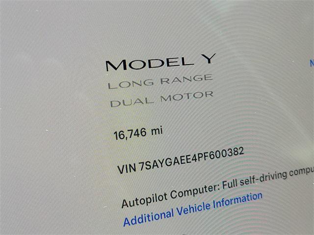 used 2023 Tesla Model Y car, priced at $37,500