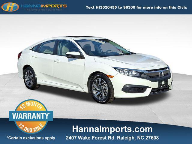 used 2017 Honda Civic car, priced at $16,200