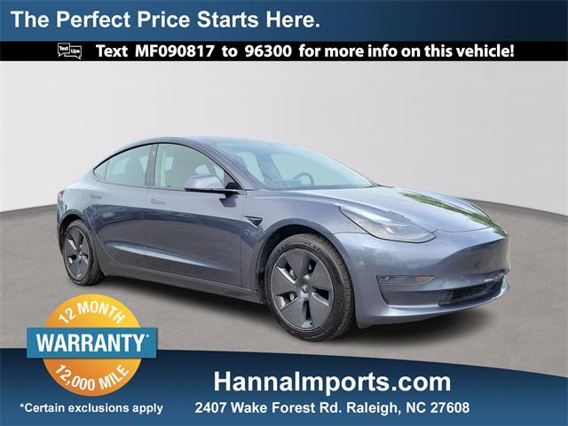 used 2021 Tesla Model 3 car, priced at $17,900
