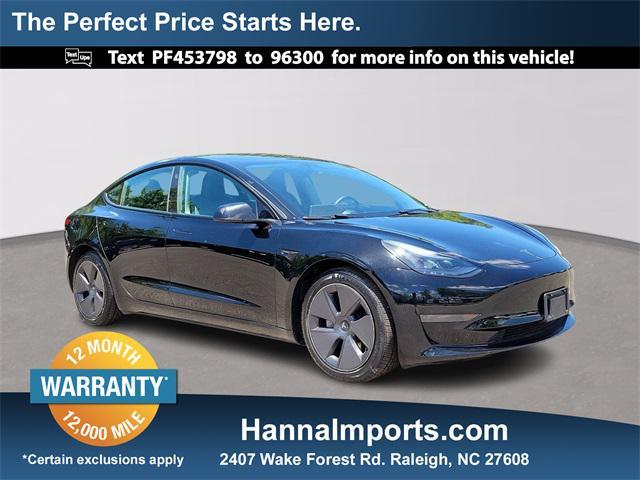 used 2023 Tesla Model 3 car, priced at $24,900