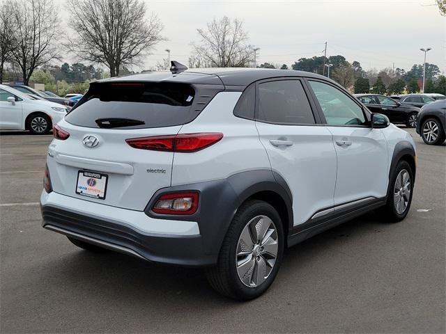 used 2021 Hyundai Kona EV car, priced at $17,500