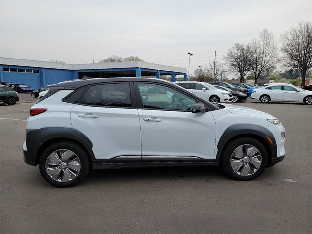 used 2021 Hyundai Kona EV car, priced at $17,500