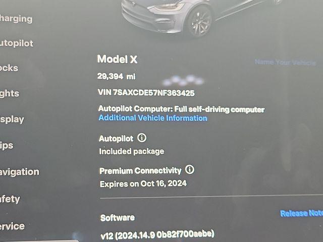 used 2022 Tesla Model X car, priced at $55,500