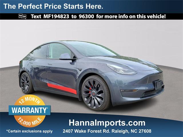 used 2021 Tesla Model Y car, priced at $35,900