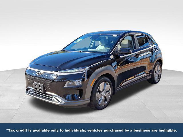 used 2021 Hyundai Kona EV car, priced at $17,500