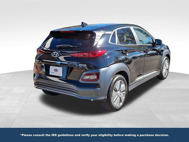 used 2021 Hyundai Kona EV car, priced at $17,500