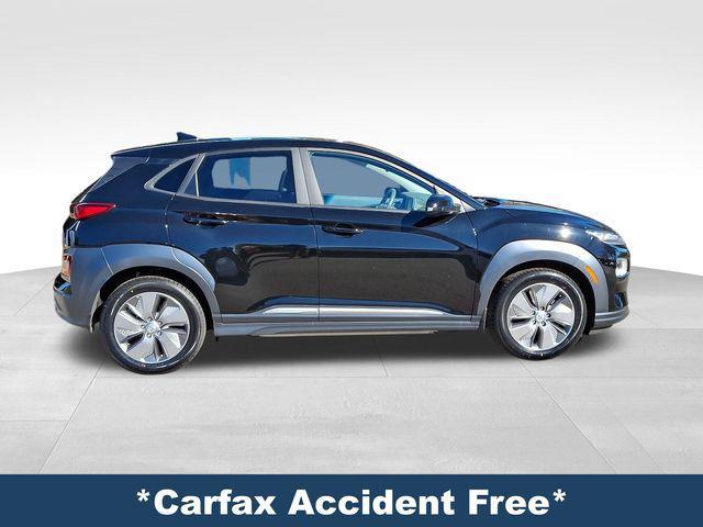 used 2021 Hyundai Kona EV car, priced at $17,500