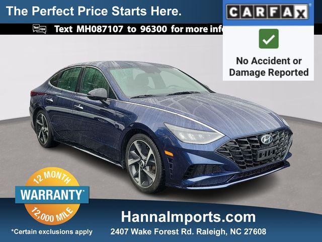 used 2021 Hyundai Sonata car, priced at $17,600