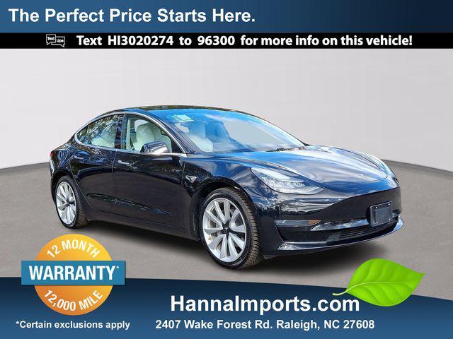 used 2019 Tesla Model 3 car, priced at $23,900