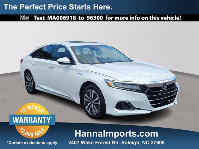 used 2021 Honda Accord Hybrid car, priced at $21,900