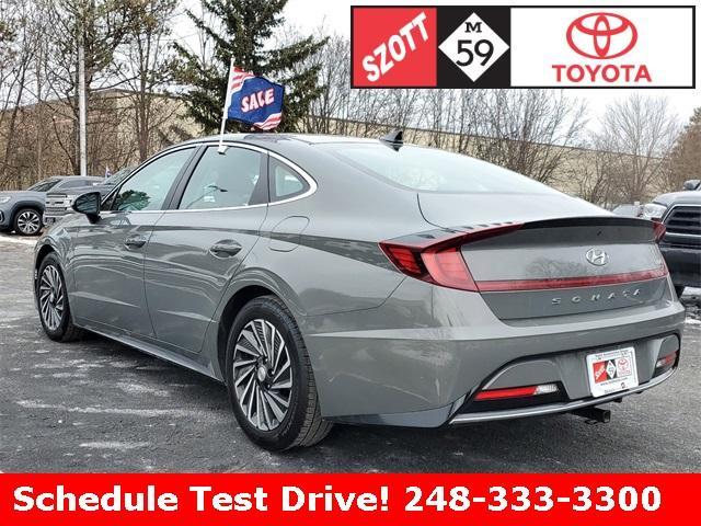 used 2022 Hyundai Sonata Hybrid car, priced at $18,826