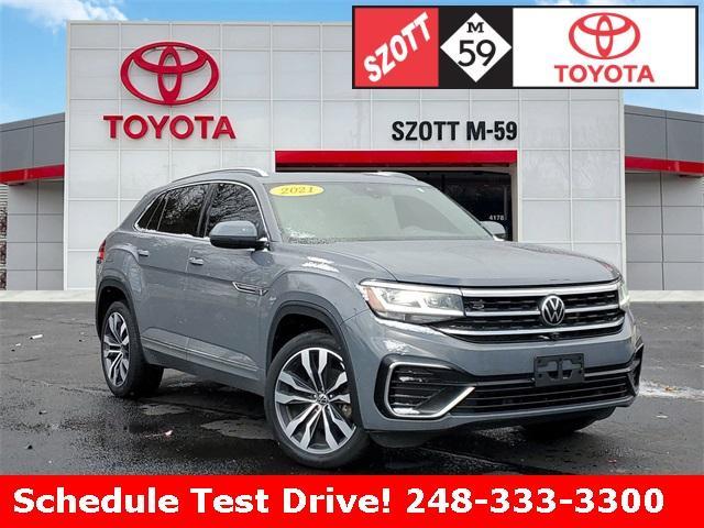 used 2021 Volkswagen Atlas Cross Sport car, priced at $26,500