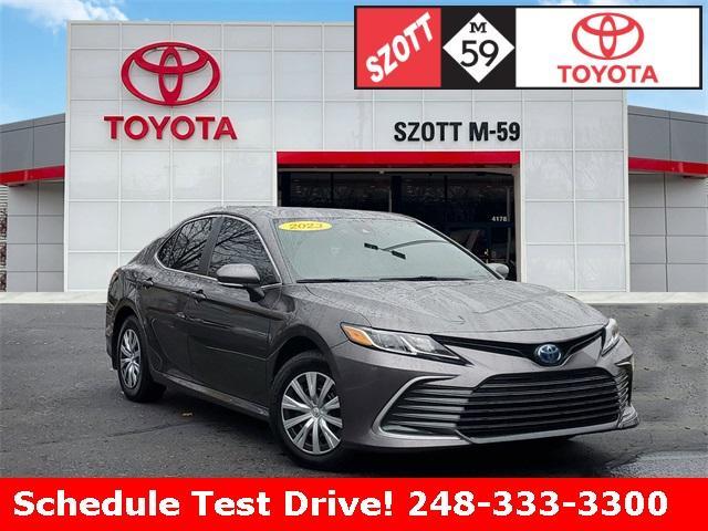 used 2023 Toyota Camry Hybrid car, priced at $24,700