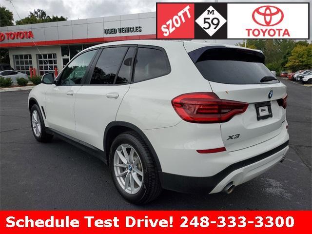 used 2021 BMW X3 car, priced at $24,227