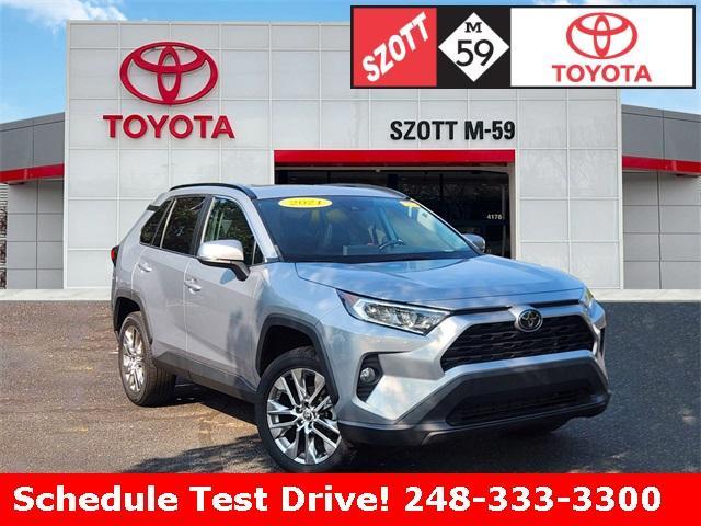 used 2021 Toyota RAV4 car, priced at $24,499