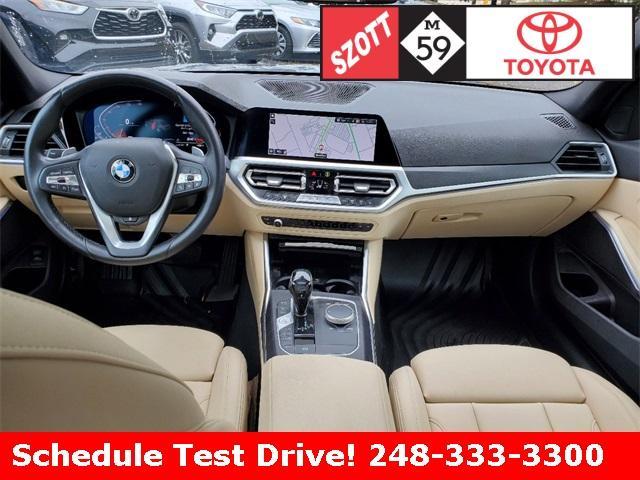 used 2021 BMW 330 car, priced at $29,495