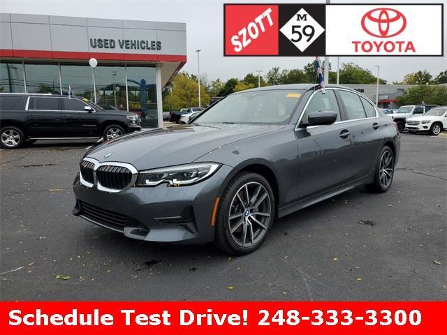 used 2021 BMW 330 car, priced at $29,495