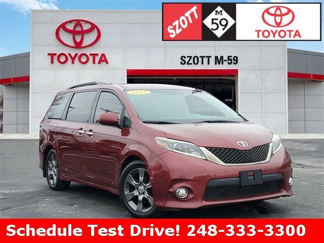 used 2015 Toyota Sienna car, priced at $15,400