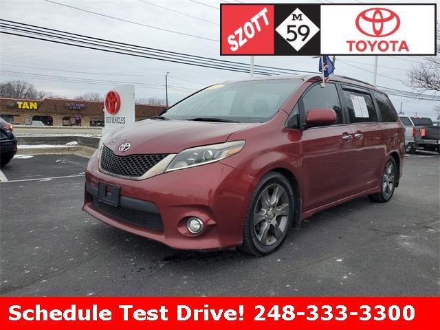 used 2015 Toyota Sienna car, priced at $15,400