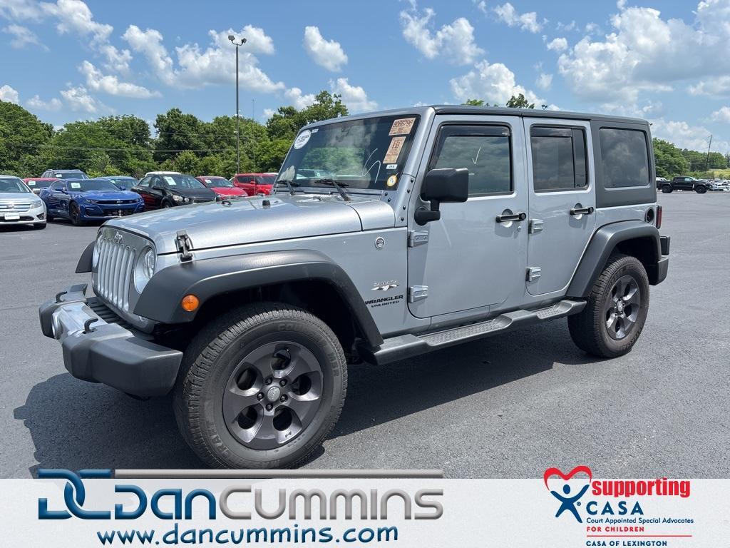 used 2016 Jeep Wrangler Unlimited car, priced at $24,987