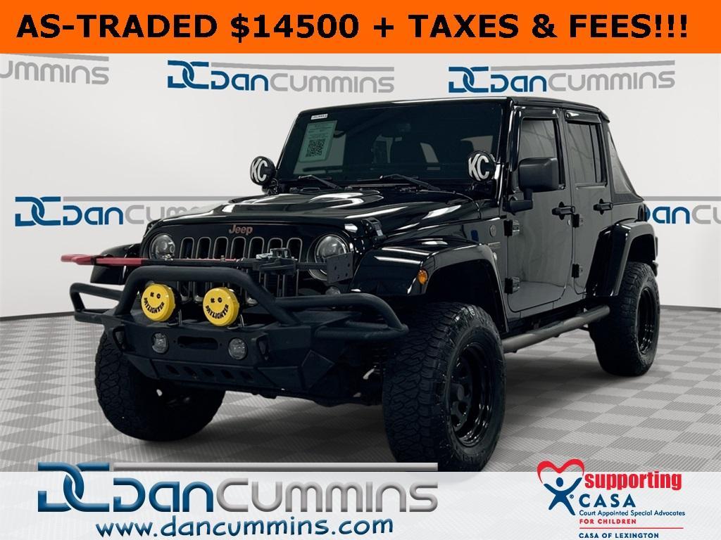 used 2016 Jeep Wrangler Unlimited car, priced at $14,500