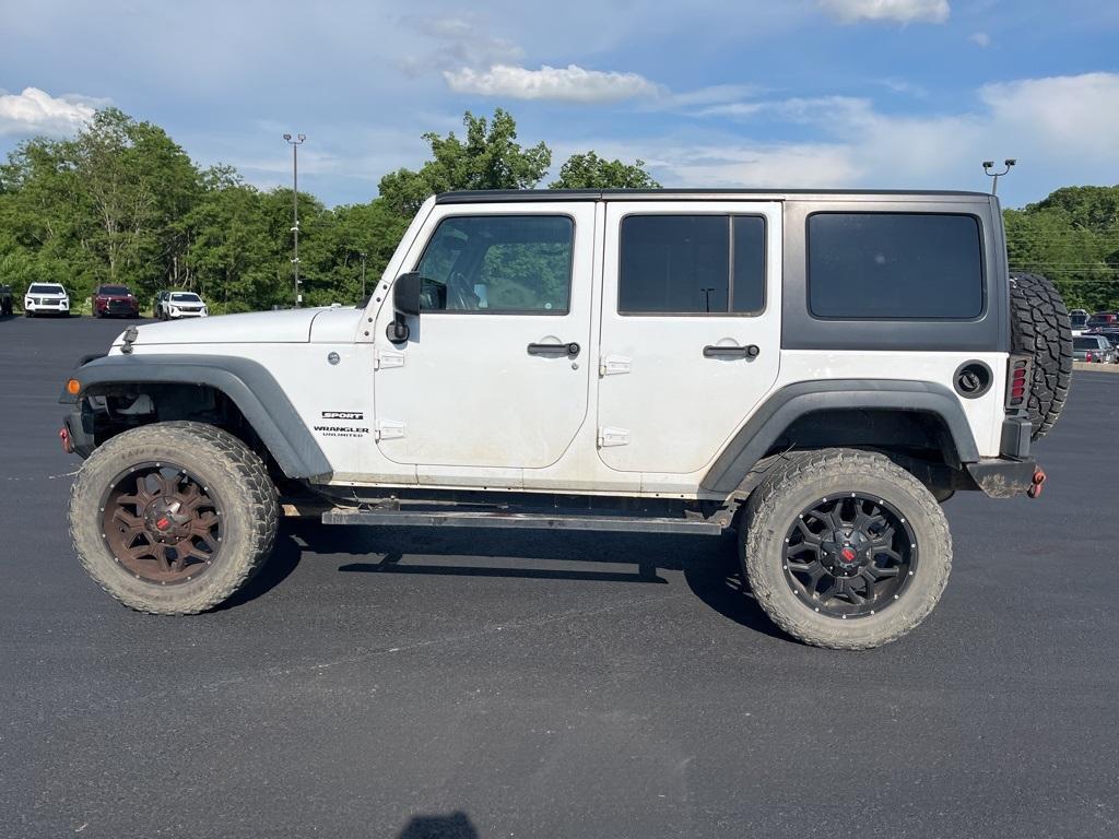 used 2017 Jeep Wrangler Unlimited car, priced at $19,587