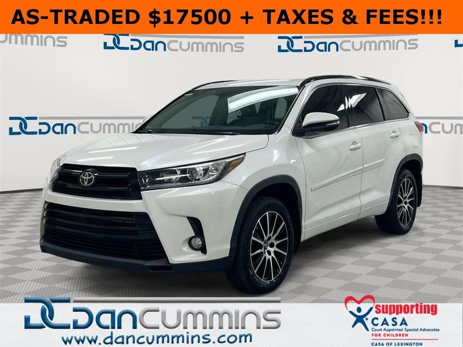 used 2017 Toyota Highlander car, priced at $17,500