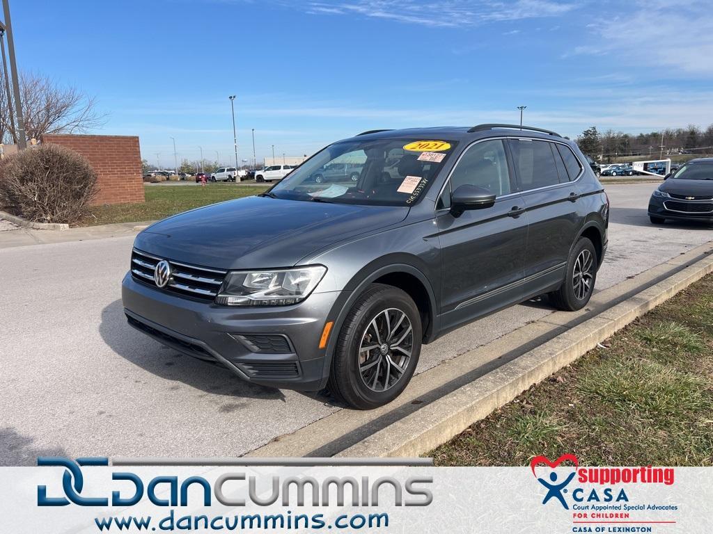 used 2021 Volkswagen Tiguan car, priced at $16,987