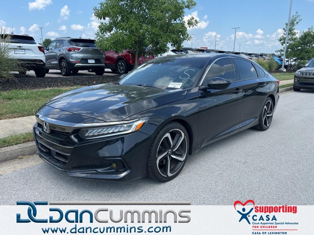 used 2021 Honda Accord car, priced at $22,987