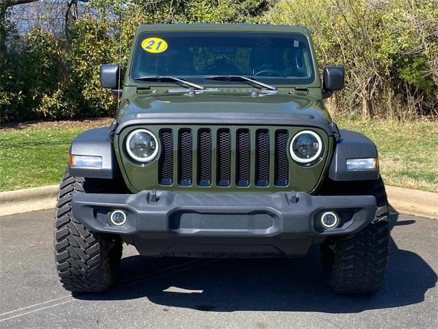 used 2021 Jeep Wrangler Unlimited car, priced at $28,696