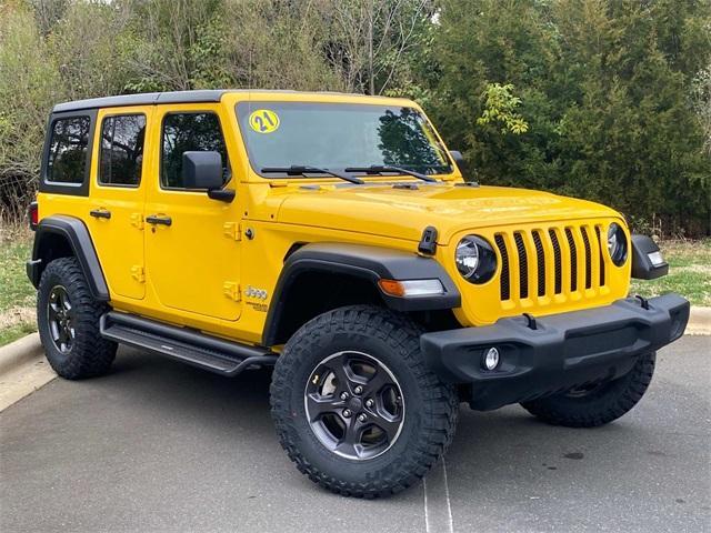 used 2021 Jeep Wrangler Unlimited car, priced at $26,643