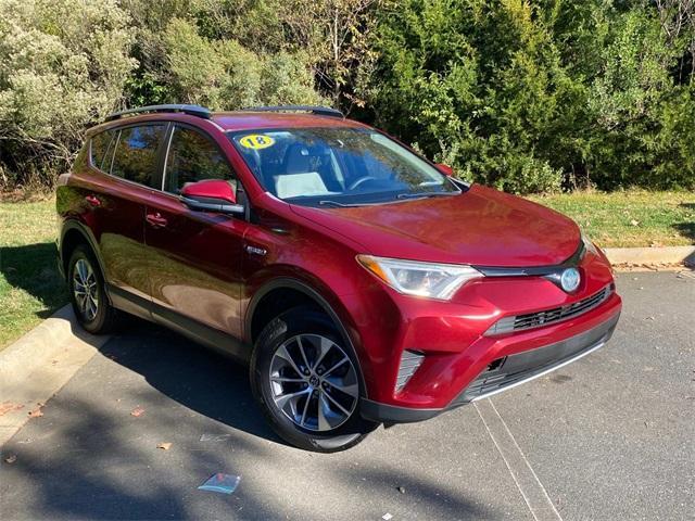 used 2018 Toyota RAV4 Hybrid car, priced at $19,358
