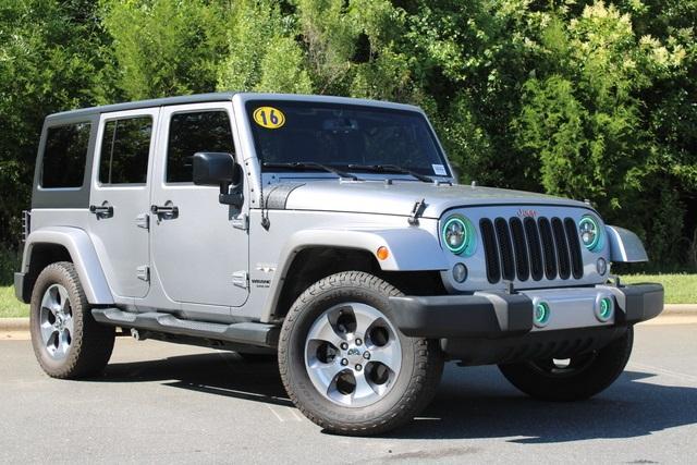 used 2016 Jeep Wrangler Unlimited car, priced at $21,112