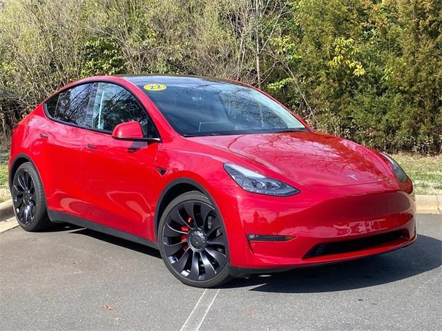 used 2022 Tesla Model Y car, priced at $31,532