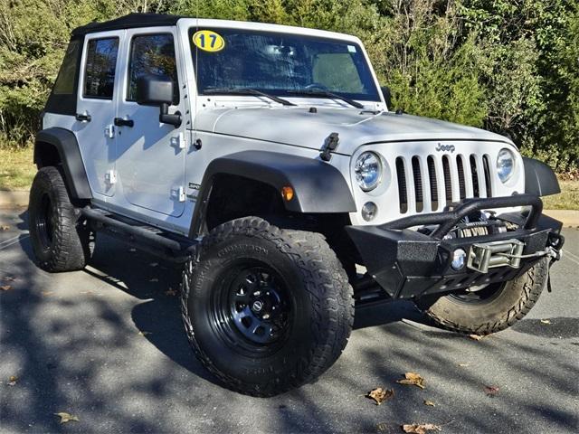 used 2017 Jeep Wrangler Unlimited car, priced at $18,794