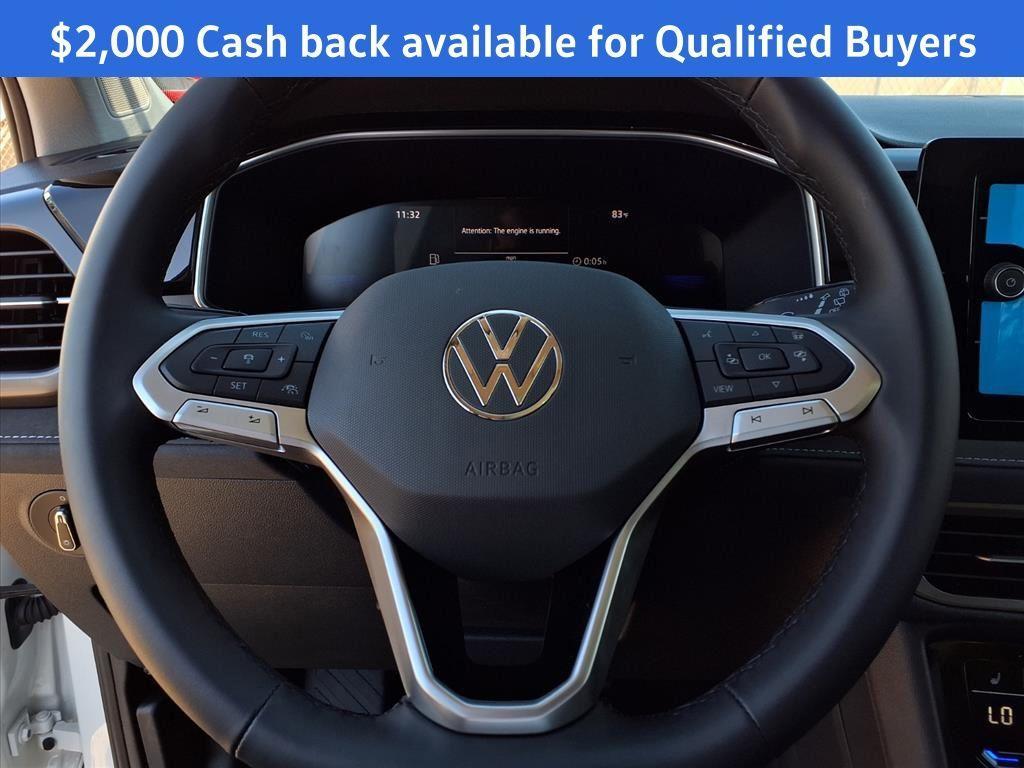 new 2025 Volkswagen Taos car, priced at $30,448