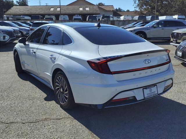 used 2021 Hyundai Sonata Hybrid car, priced at $19,862