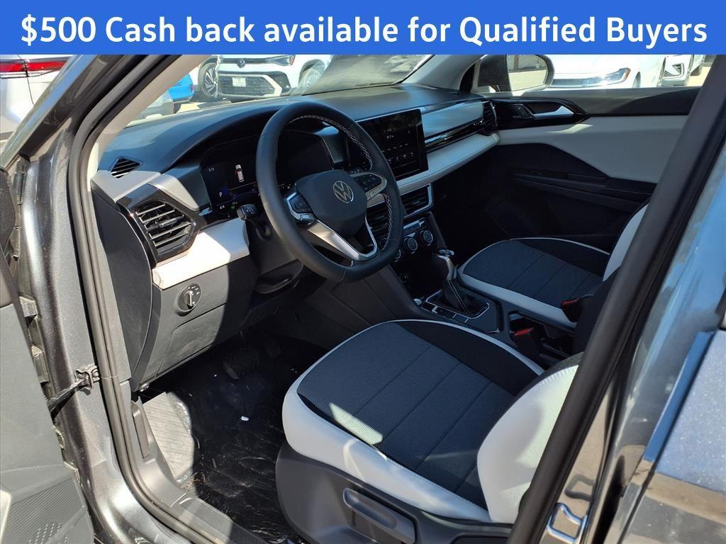 new 2025 Volkswagen Taos car, priced at $26,466